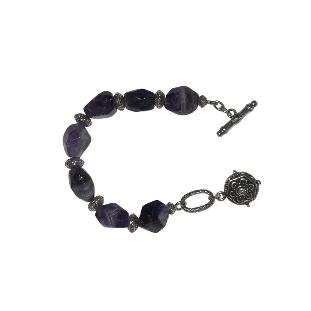 Natural Amethyst Bracelet